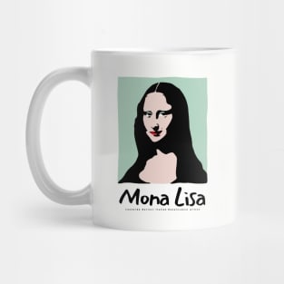 Retro Mona Lisa Mug